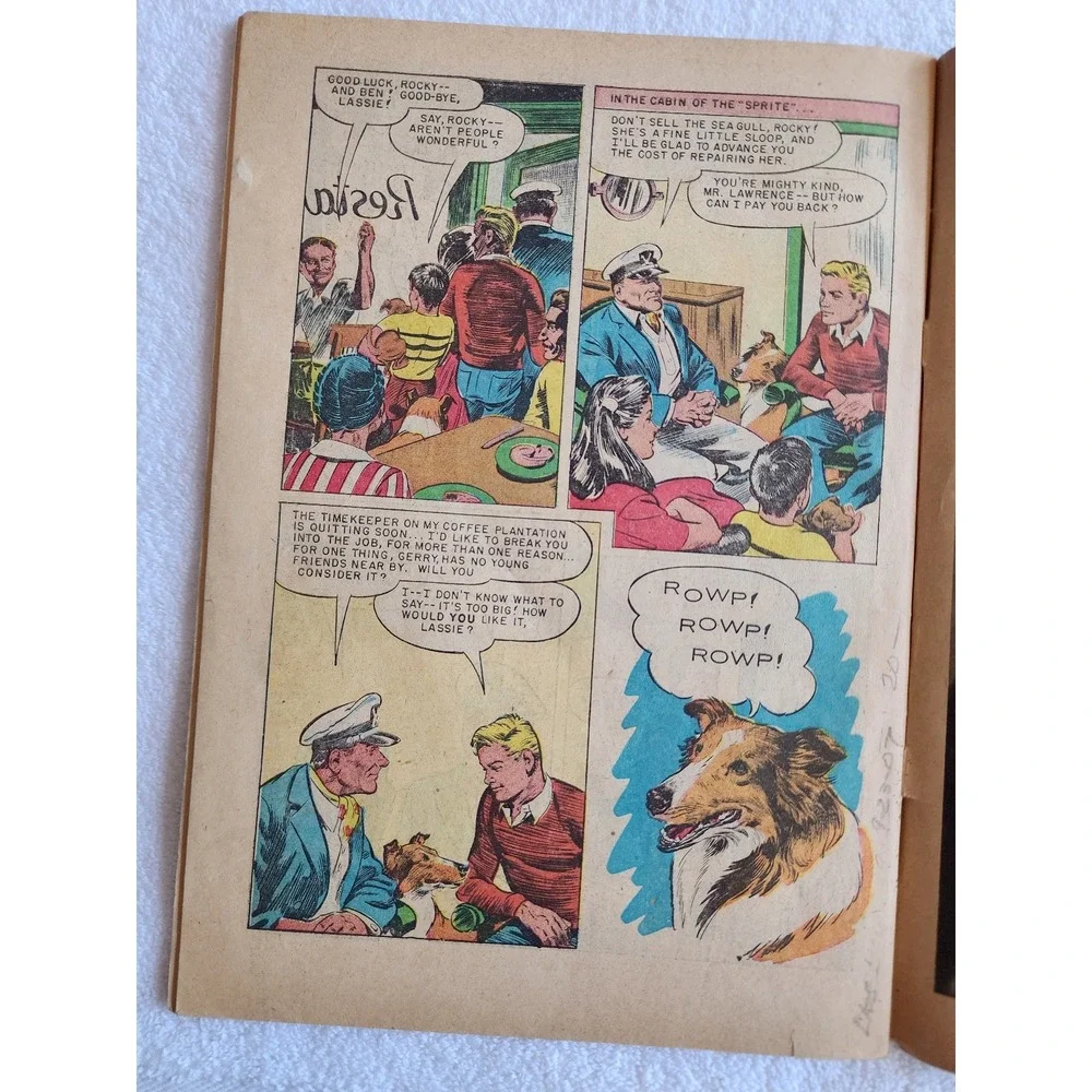 Lassie #1 (1950) - Dell Publishing - MGM Photo Cover
